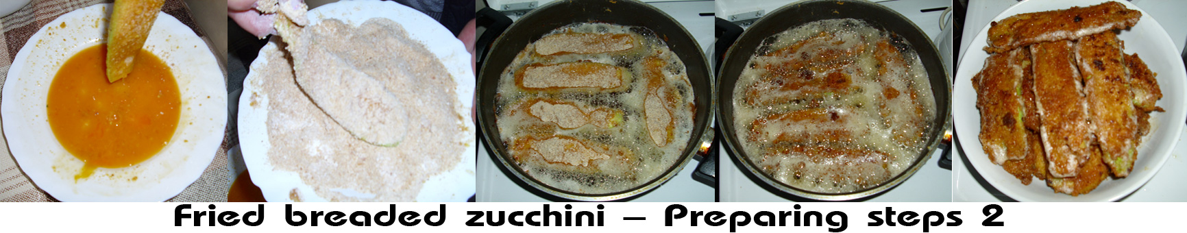 Fried breaded zucchini (Pohovane tikvice)