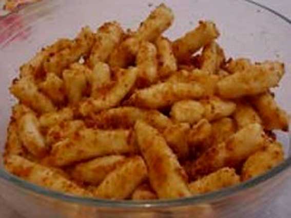 Shufnoodles with fried breaded crumbs (Šufnudle sa prezlama)