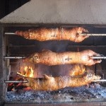 Pig Roasted on a Spit